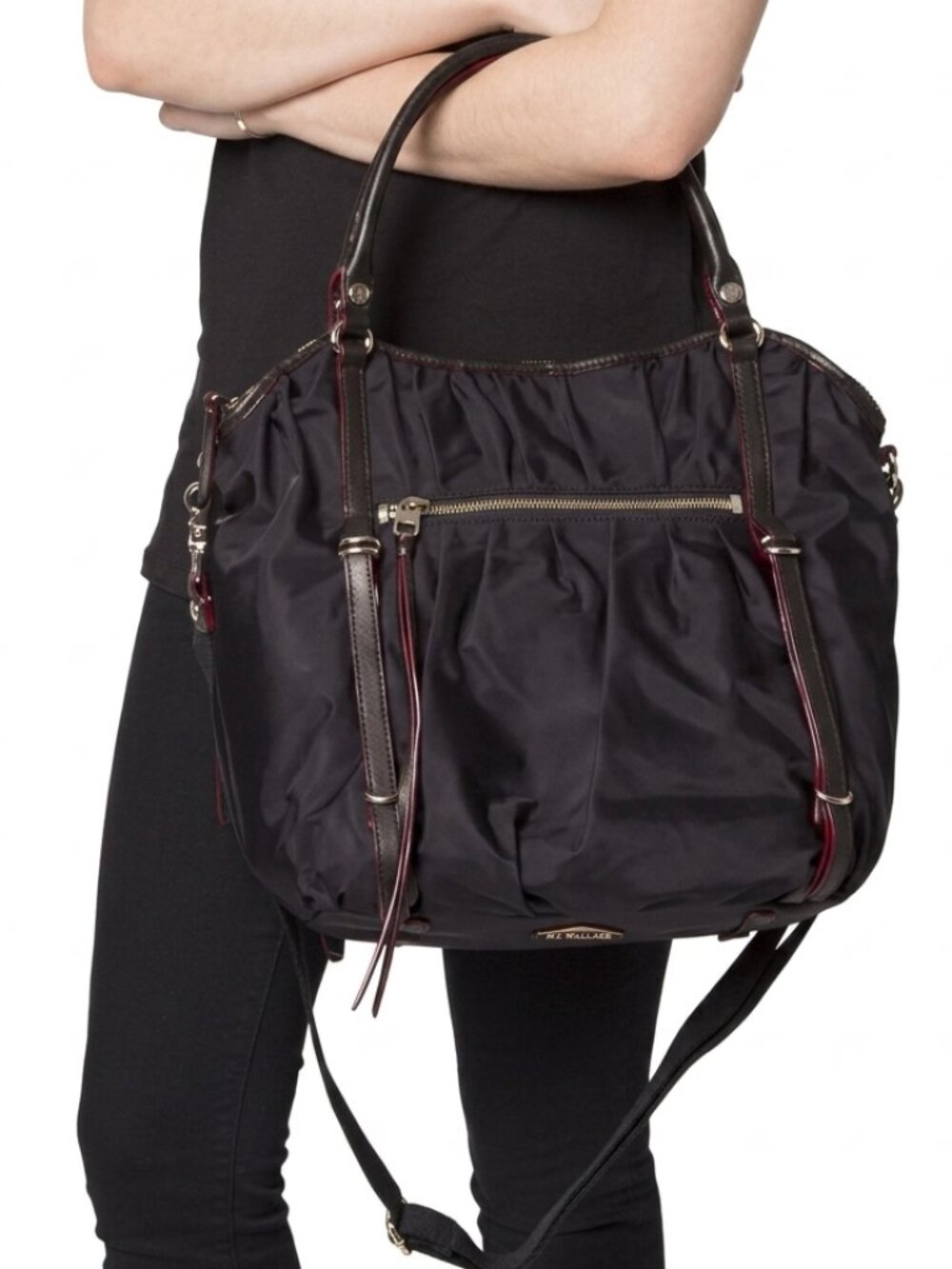 MZ WALLACE Black Bedford Bianca Bag
